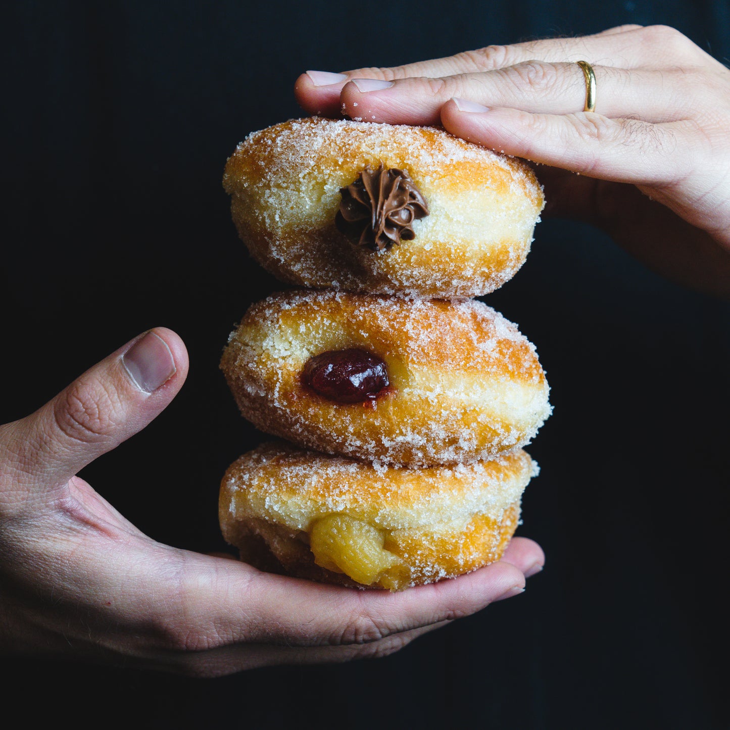 Sufganiyots de Hanouka parves 🍩